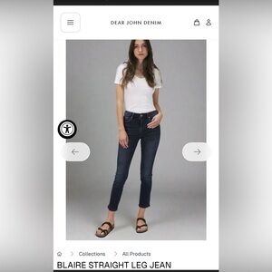 Dear John Blaire Straight Leg Jeans Munich dark wash 28